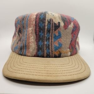 Carhartt Vintage Aztec Wool Blanket Print Snap Back Trucker Hat
